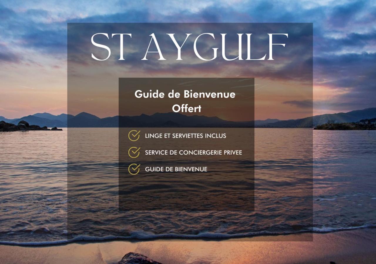 Studio Eclat Marine 3 Etoiles - Vue Mer - Parking-Clim-Plage A 20 Metres - Capitalchic Services Saint-Aygulf Fréjus Eksteriør bilde