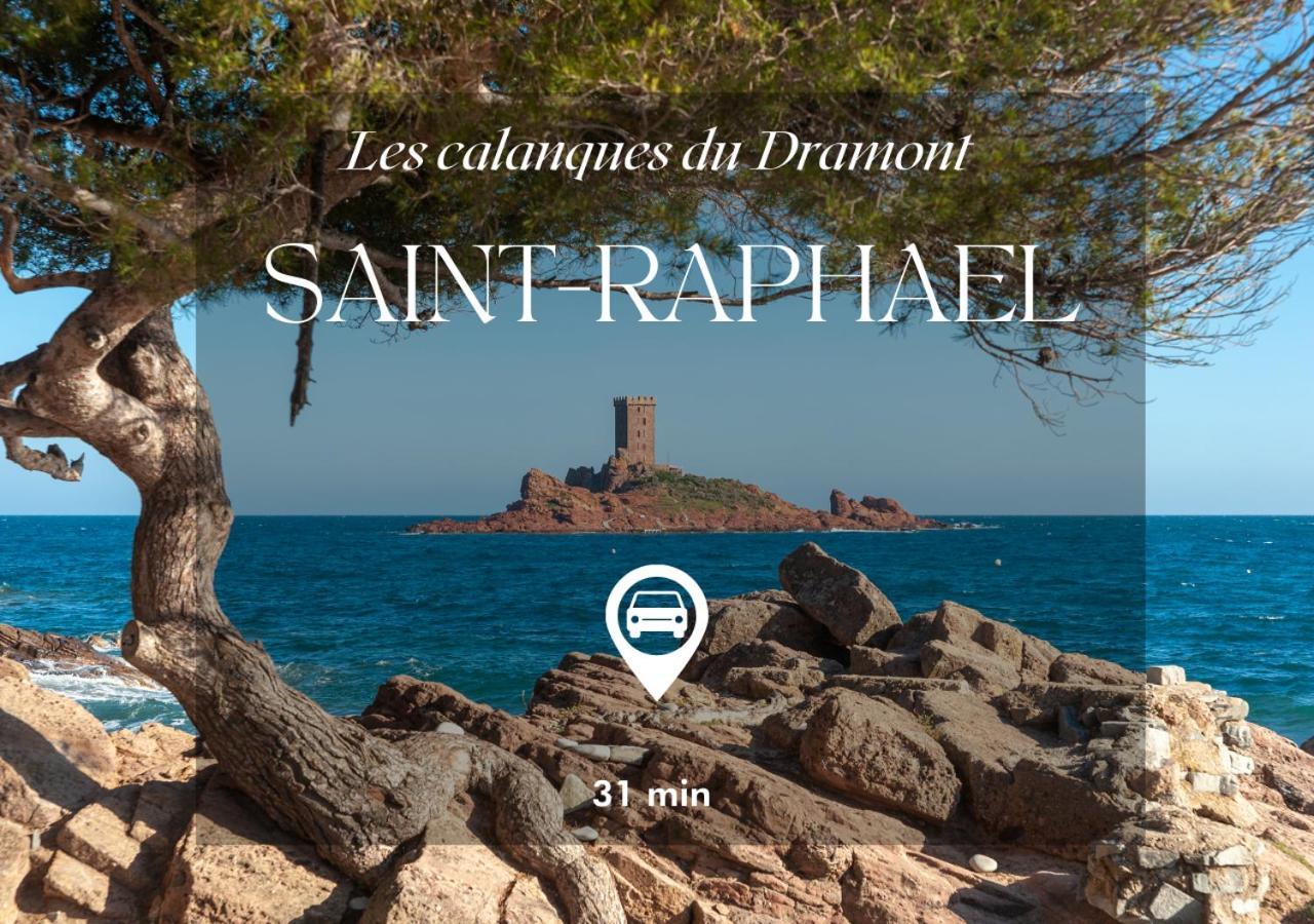 Studio Eclat Marine 3 Etoiles - Vue Mer - Parking-Clim-Plage A 20 Metres - Capitalchic Services Saint-Aygulf Fréjus Eksteriør bilde