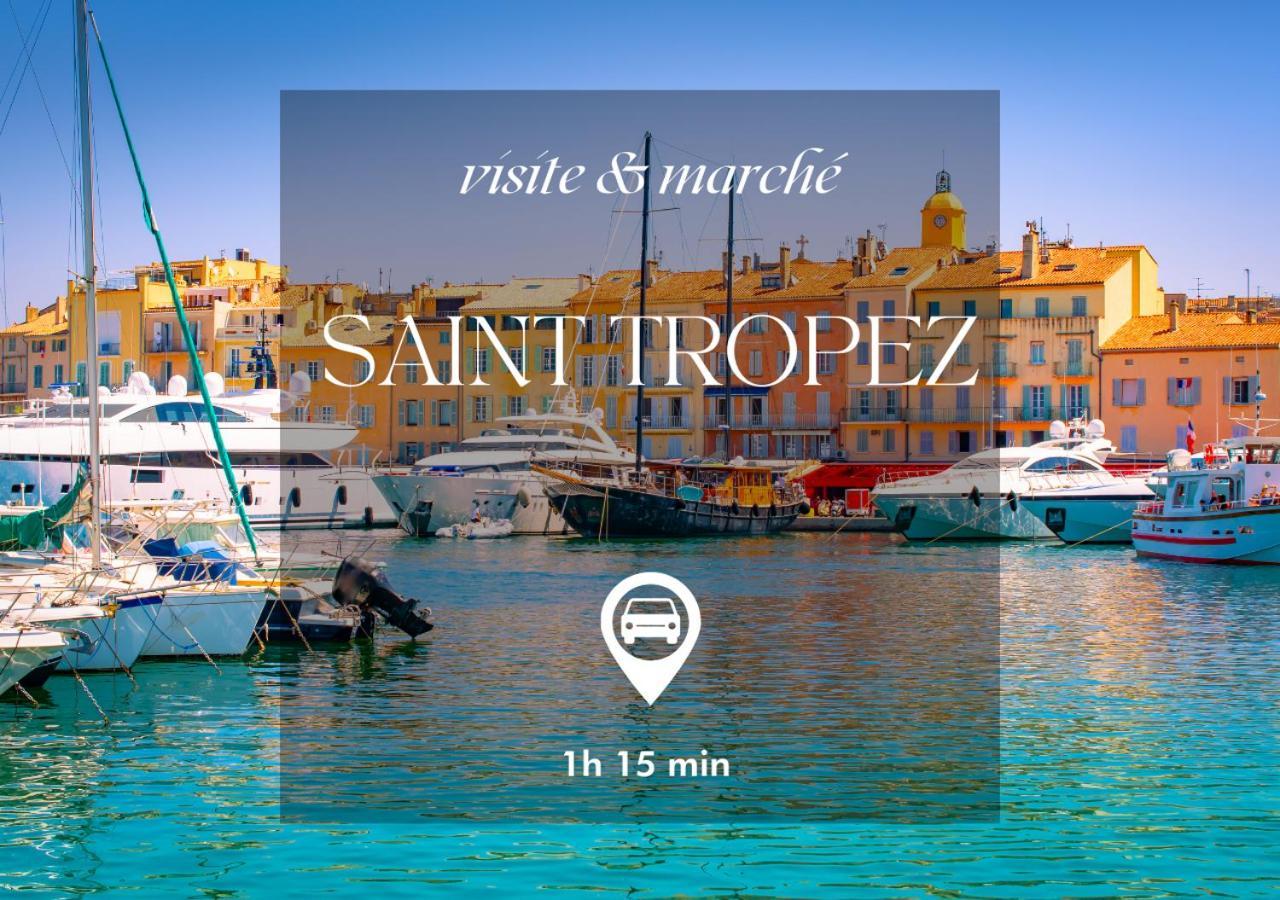 Studio Eclat Marine 3 Etoiles - Vue Mer - Parking-Clim-Plage A 20 Metres - Capitalchic Services Saint-Aygulf Fréjus Eksteriør bilde
