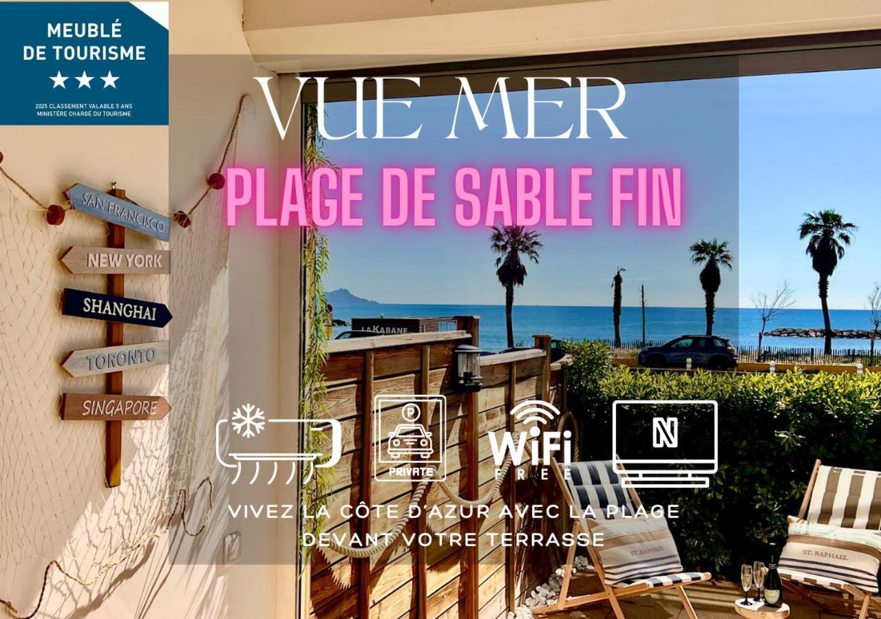 Studio Eclat Marine 3 Etoiles - Vue Mer - Parking-Clim-Plage A 20 Metres - Capitalchic Services Saint-Aygulf Fréjus Eksteriør bilde